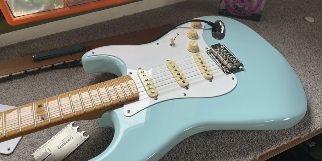 setups, east anglia guitar repair, suffolk guitar technician, guitar repair, burman repair shop