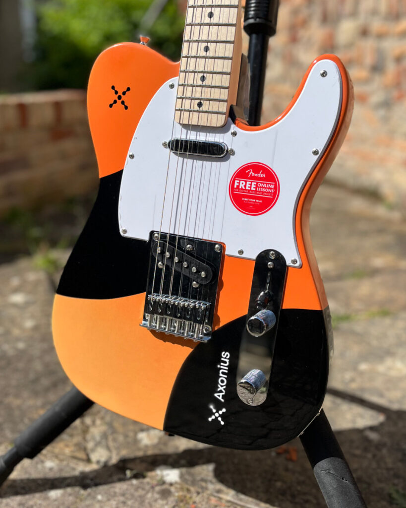 custom painting, corporate graphics guitar, guitar finishing