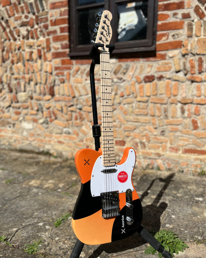 custom painting, corporate graphics guitar, guitar finishing