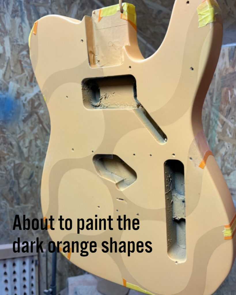 custom painting, corporate graphics guitar, guitar finishing