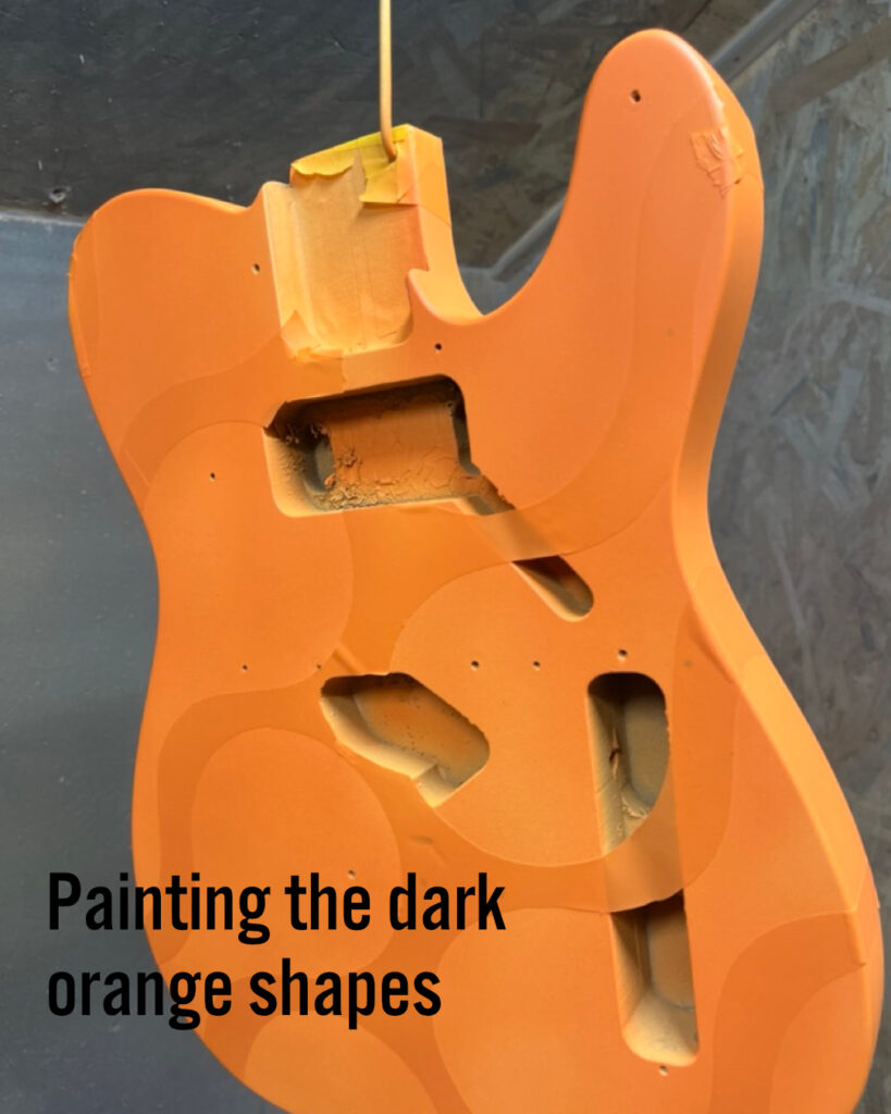 custom painting, corporate graphics guitar, guitar finishing