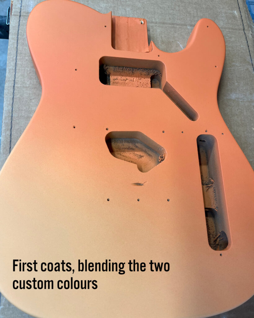 custom painting, corporate graphics guitar, guitar finishing