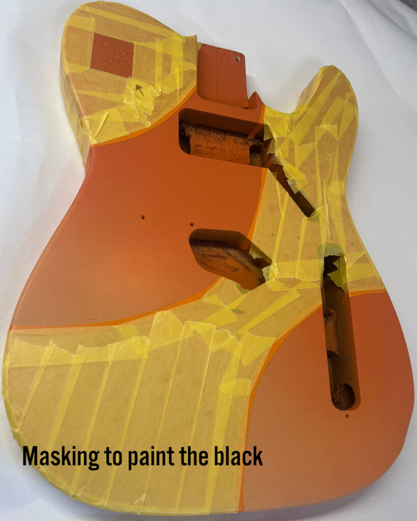 custom painting, corporate graphics guitar, guitar finishing